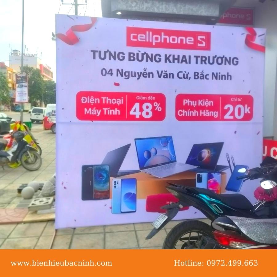 in bat khung sat khai truong cellphone S so 4 Nguyen Van Cu TP Bac Ninh