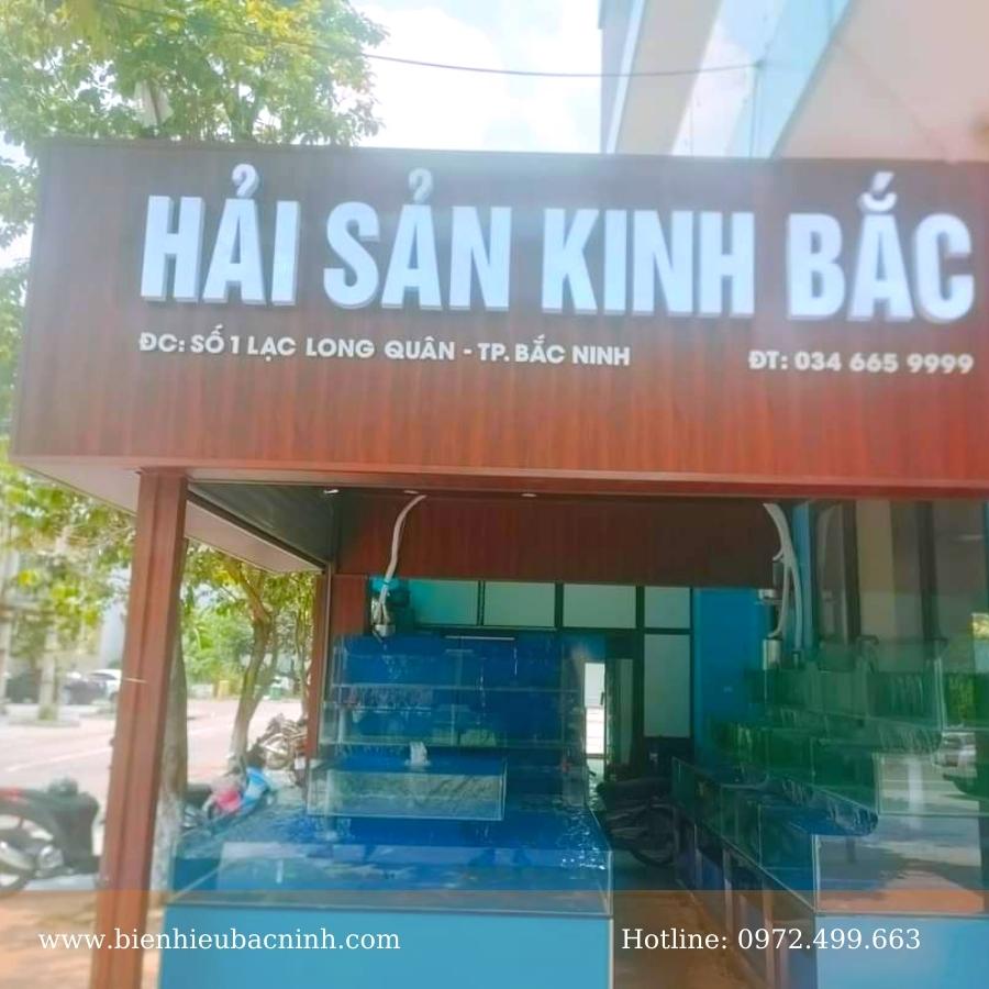 thi cong bien chu noi Hai san Kinh Bac Lac Long Quan Tp Bac Ninh