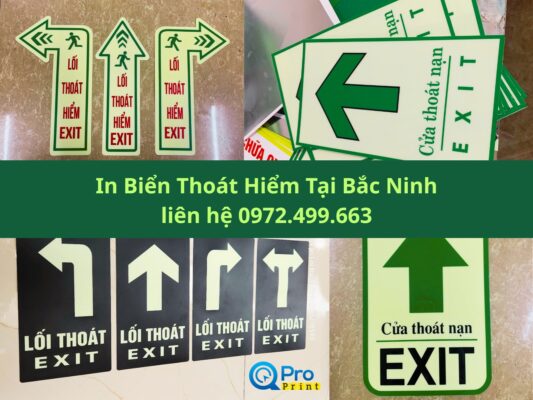 in biển thoát hiểm tại bắc ninh qpro 0972499663